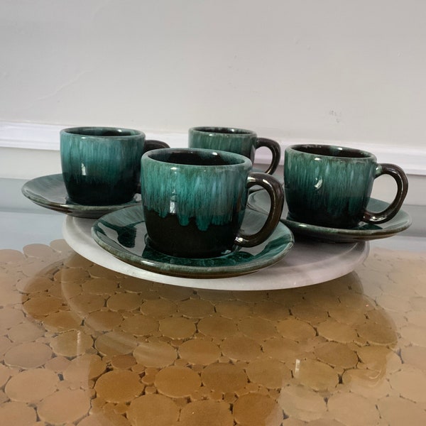 Drip Glaze Pottery Etsy