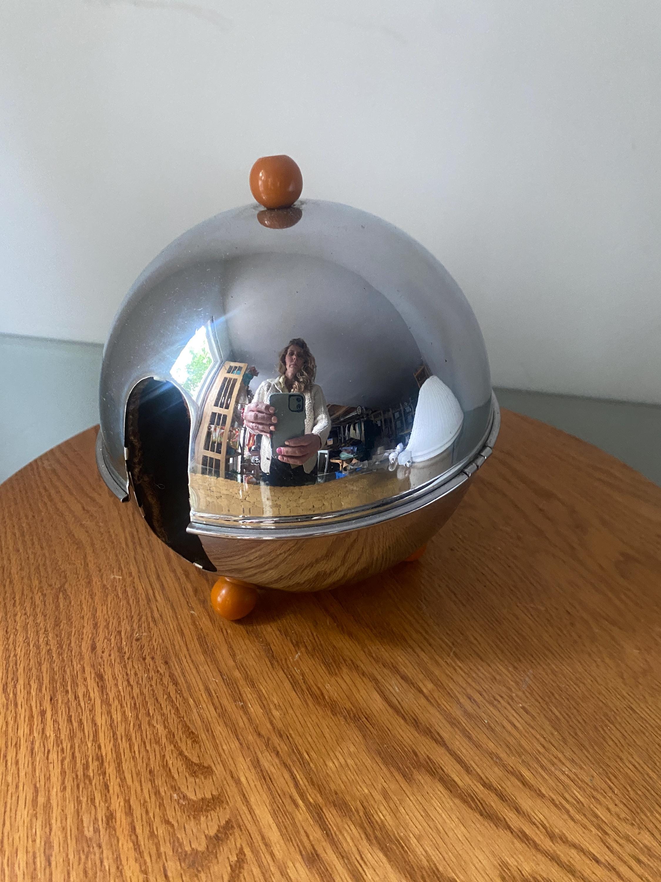 Vintage Chrome Kosy Kraft Teapot Insulator Cover Made in