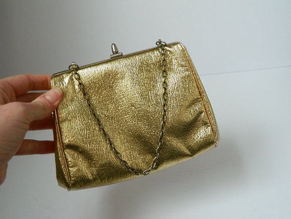 small gold purse