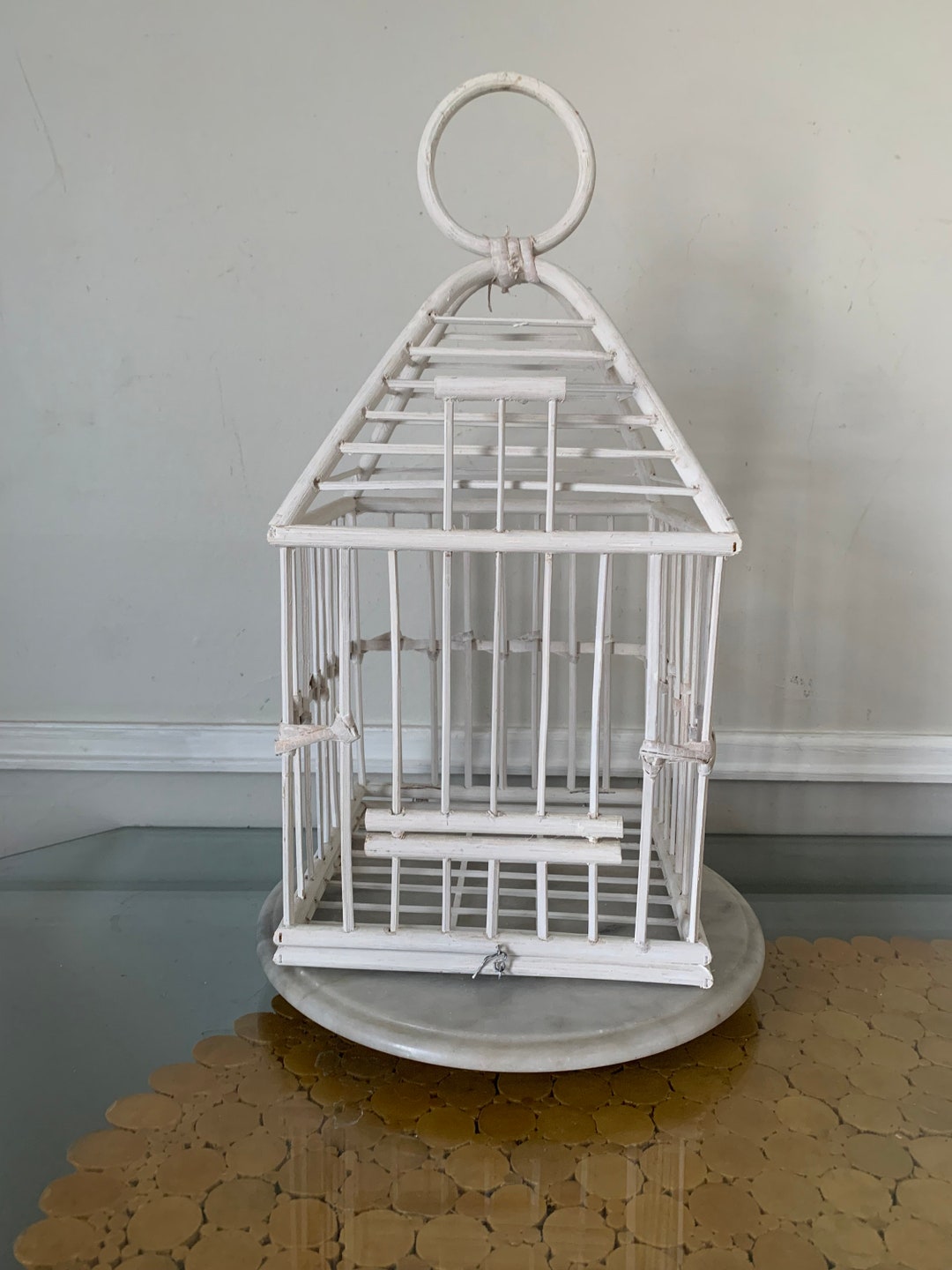 thumbnail image 2 of Cedar Wood Decorative Birdhouse For Small & Medium Birds - Outdoor Bird House 2 of 14