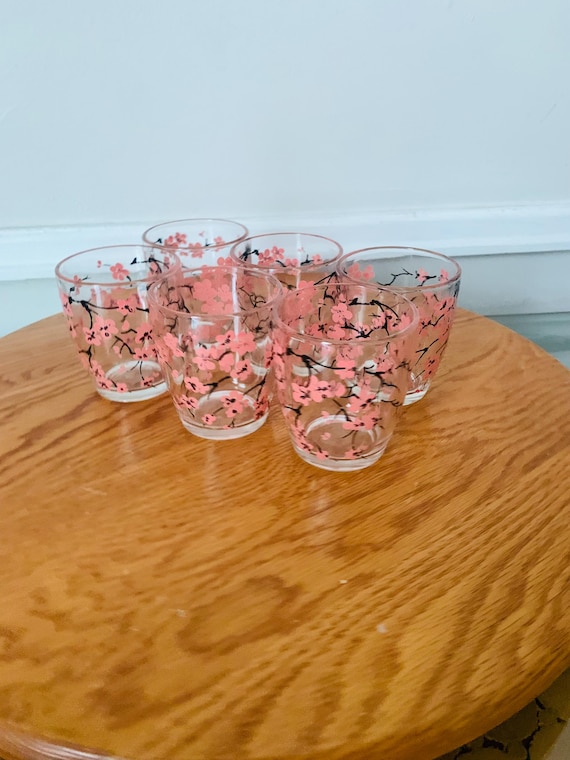 ヴィンテージ 桜ジュースグラス 6個セット - Etsy 日本