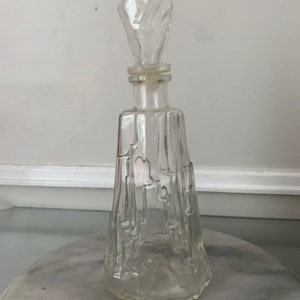MCM Iceberg Glass Decanter with Stopper