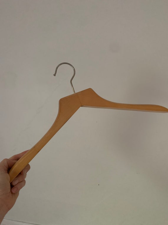 Set of 6 Vintage Wood Suit Hangers - Etsy