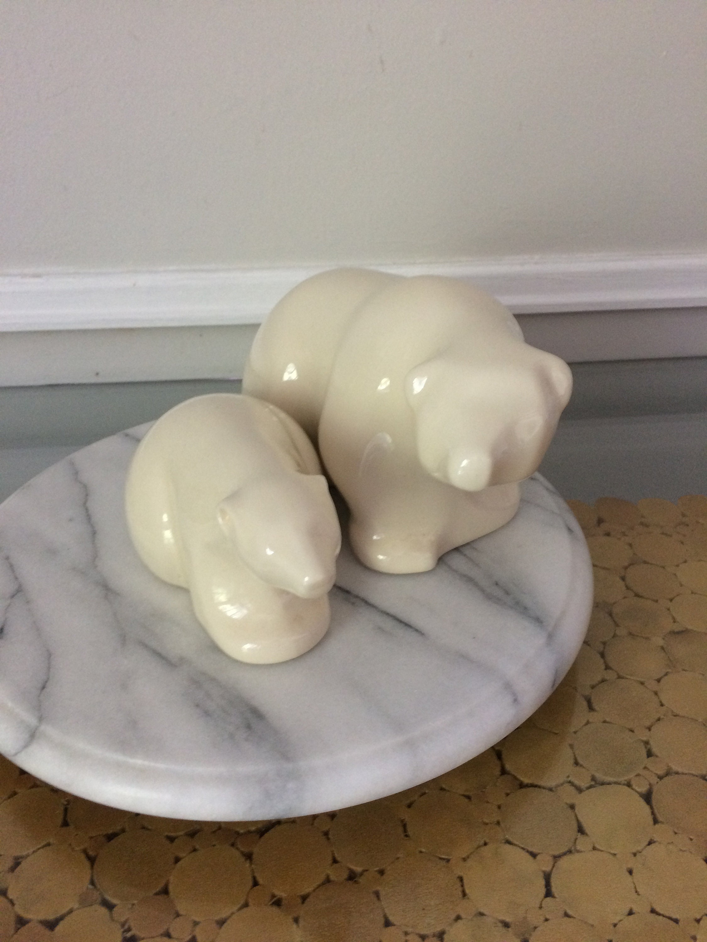 Vintage Pair of Northern Pottery Canada Ceramic Mother and Cub Etsy