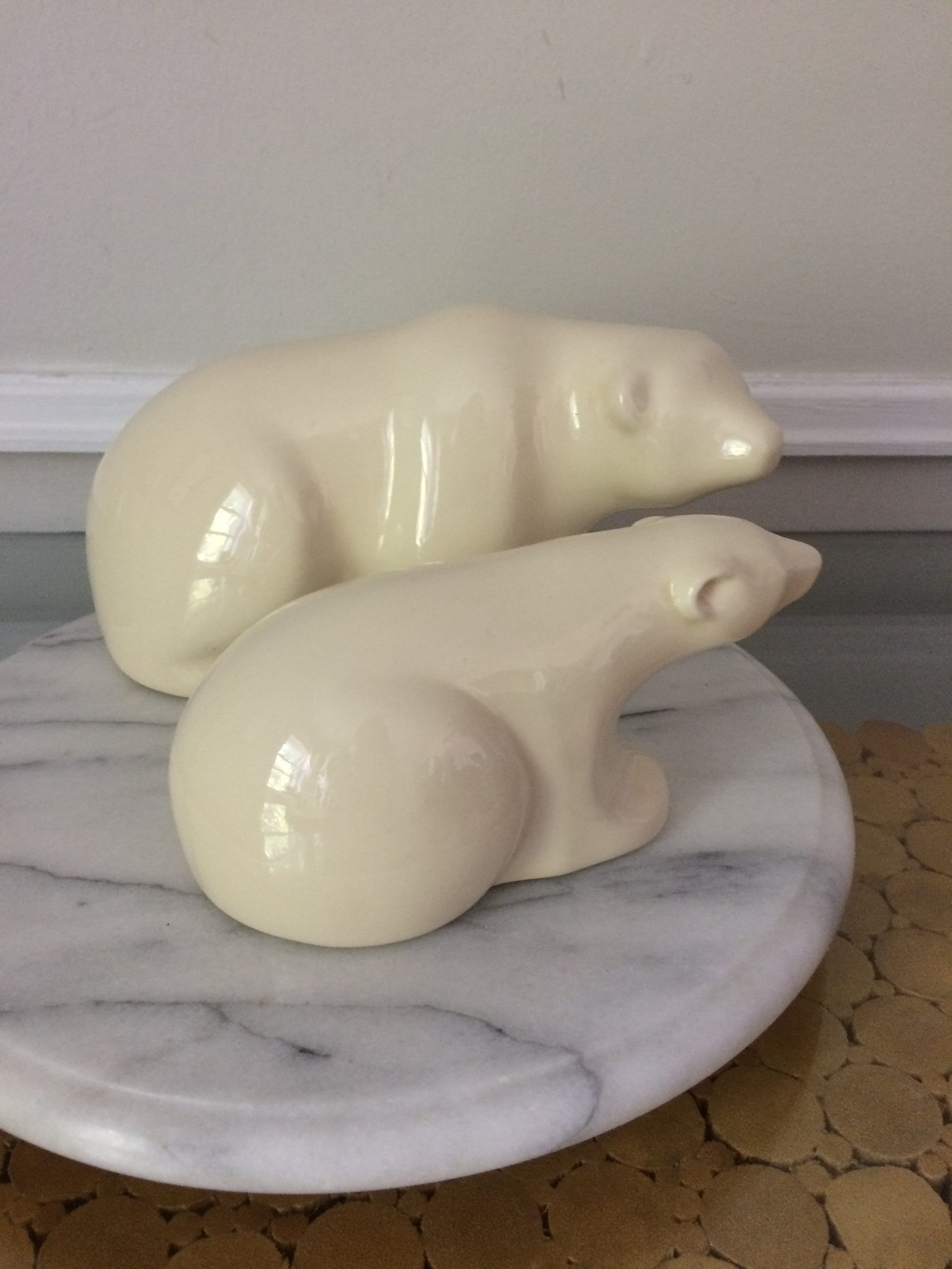 Vintage Pair of Northern Pottery Canada Ceramic Mother and Cub Etsy Canada