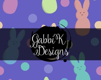 Bunny Bunch (Muted) Seamless Design