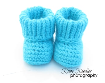 Comfy Baby Boots - 2 Sizes - Crochet PATTERN| Newborn| 6-12 month| Baby| Infant| Gift| Shower| Sock|Shoes|Slippers| Cushy| Girl| Boy|Unisex