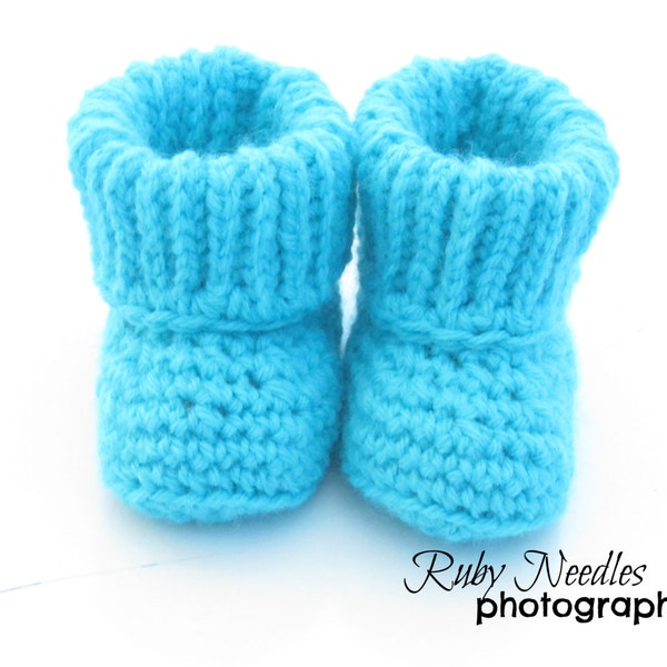 Comfy Baby Boots - 2 Sizes - Crochet PATTERN| Newborn| 6-12 month| Baby| Infant| Gift| Shower| Sock|Shoes|Slippers| Cushy| Girl| Boy|Unisex