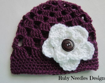 Crochet PATTERN - Nina Beanie **PDF Pattern**