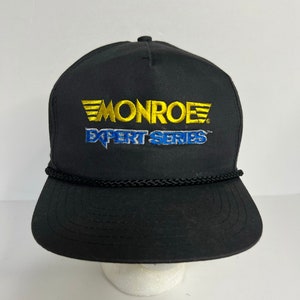 Vintage 80s 90s Monroe Expert Series Struts Strapback Hat Cap