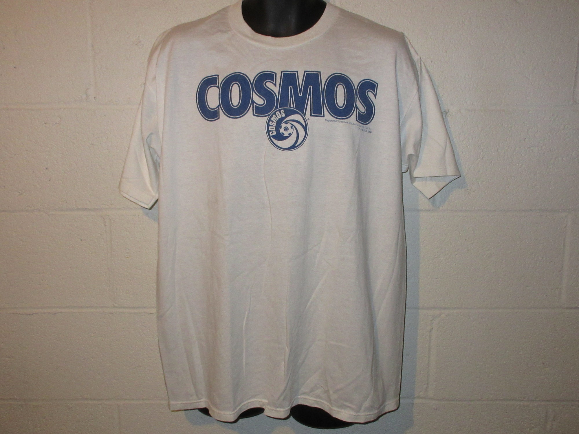 Vintage 90s New York Cosmos Soccer Futbol T-Shirt