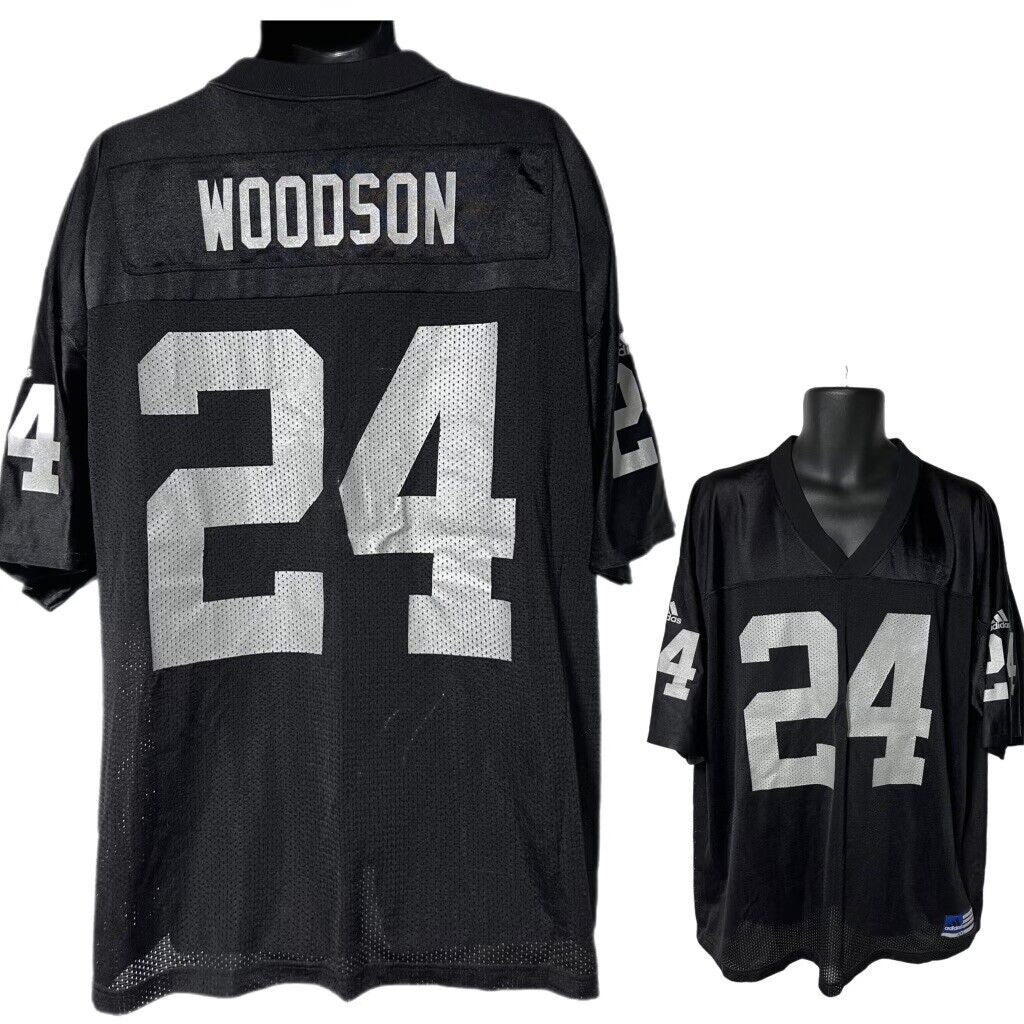 Vintage ADIDAS NFL Oakland Raiders Woodson American Football