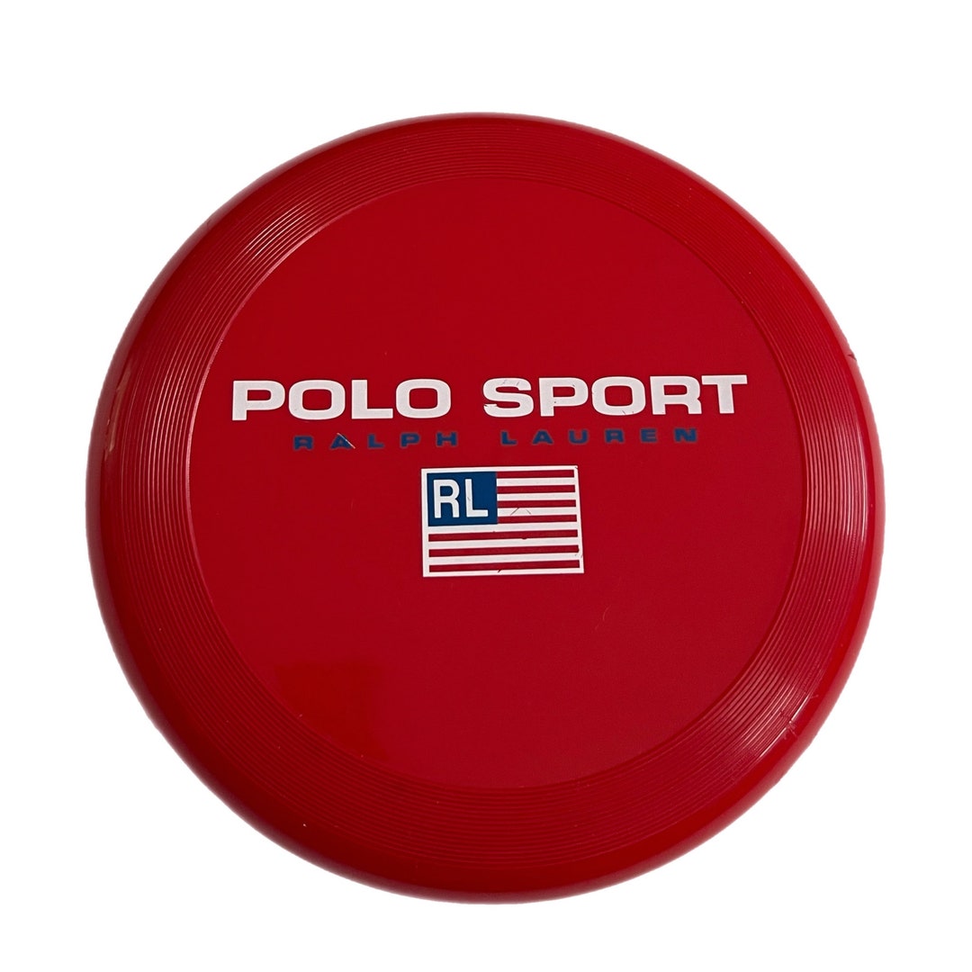 Vintage 90's Polo Sport Ralph Lauren Red Frisbee - Etsy
