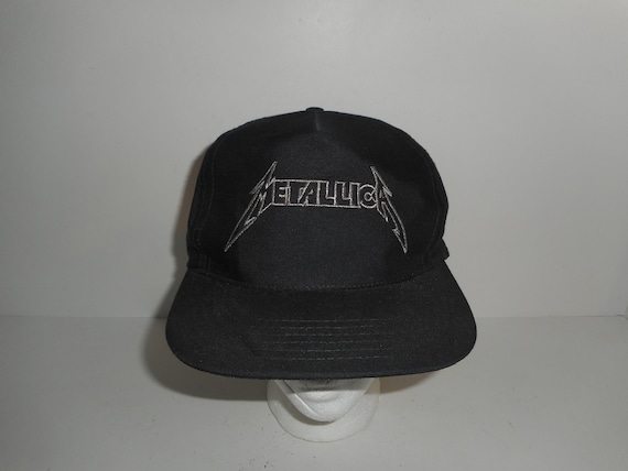 Vintage 80s 90s Metallica Snapback Hat Cap NOS