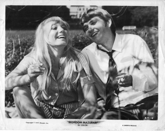 Bedroom Mazurka Max Mikkelsen Erna Bostedt 1971 8x10 Photo Still Lobby Card Danish Comedy Sexploitation