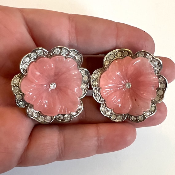 KJL Kenneth Jay Lane Avon Pink Perfect Pansy Clip… - image 3