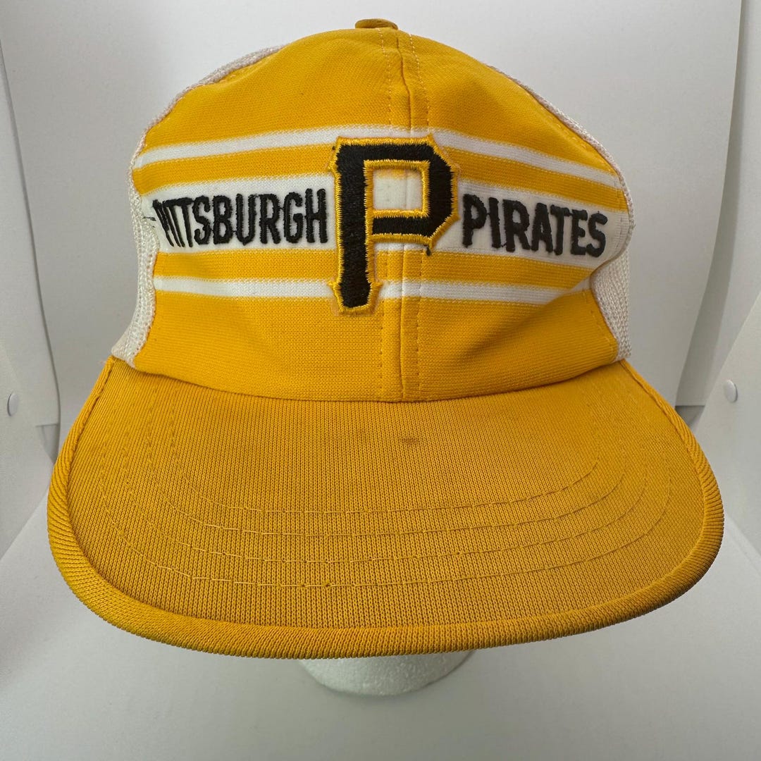 Vintage 70s 80s Pittsburgh Pirates Snapback Cap Hat Auto Signed