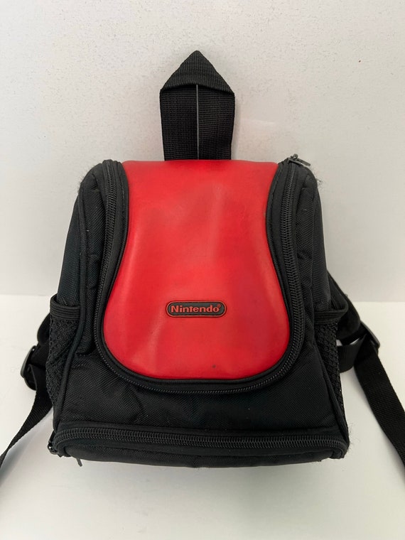 Vintage Red Nintendo Gameboy DS Mini Backpack Car… - image 2