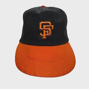 Vintage 70s 80s MLB San Francisco Giants Trucker Snapback Cap Hat S/M USA READ
