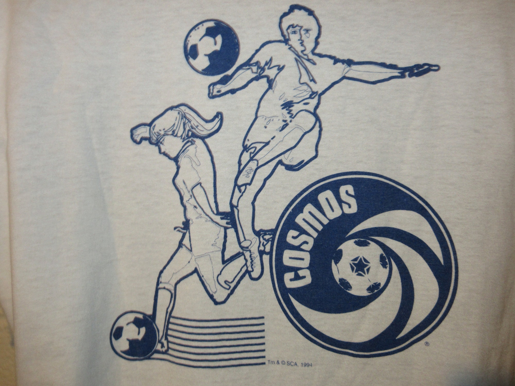 Vintage 90s New York Cosmos Soccer Futbol T-Shirt