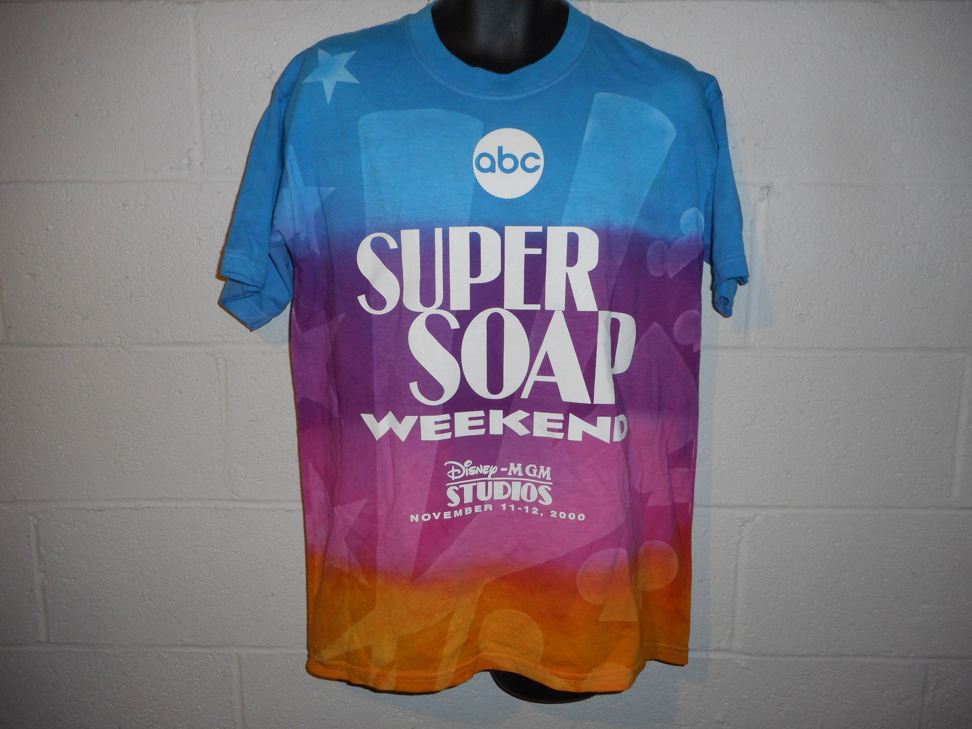Vintage 2000 Disney World MGM Studios Super Soap Weekend