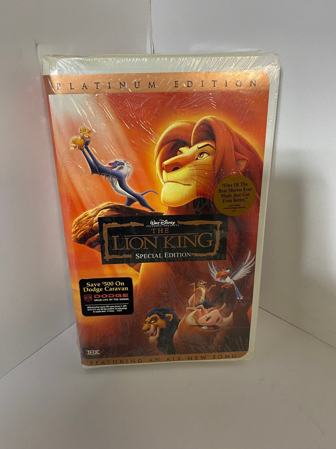 The Lion King VHS 2003 Platinum Edition Features an Allnew Etsy