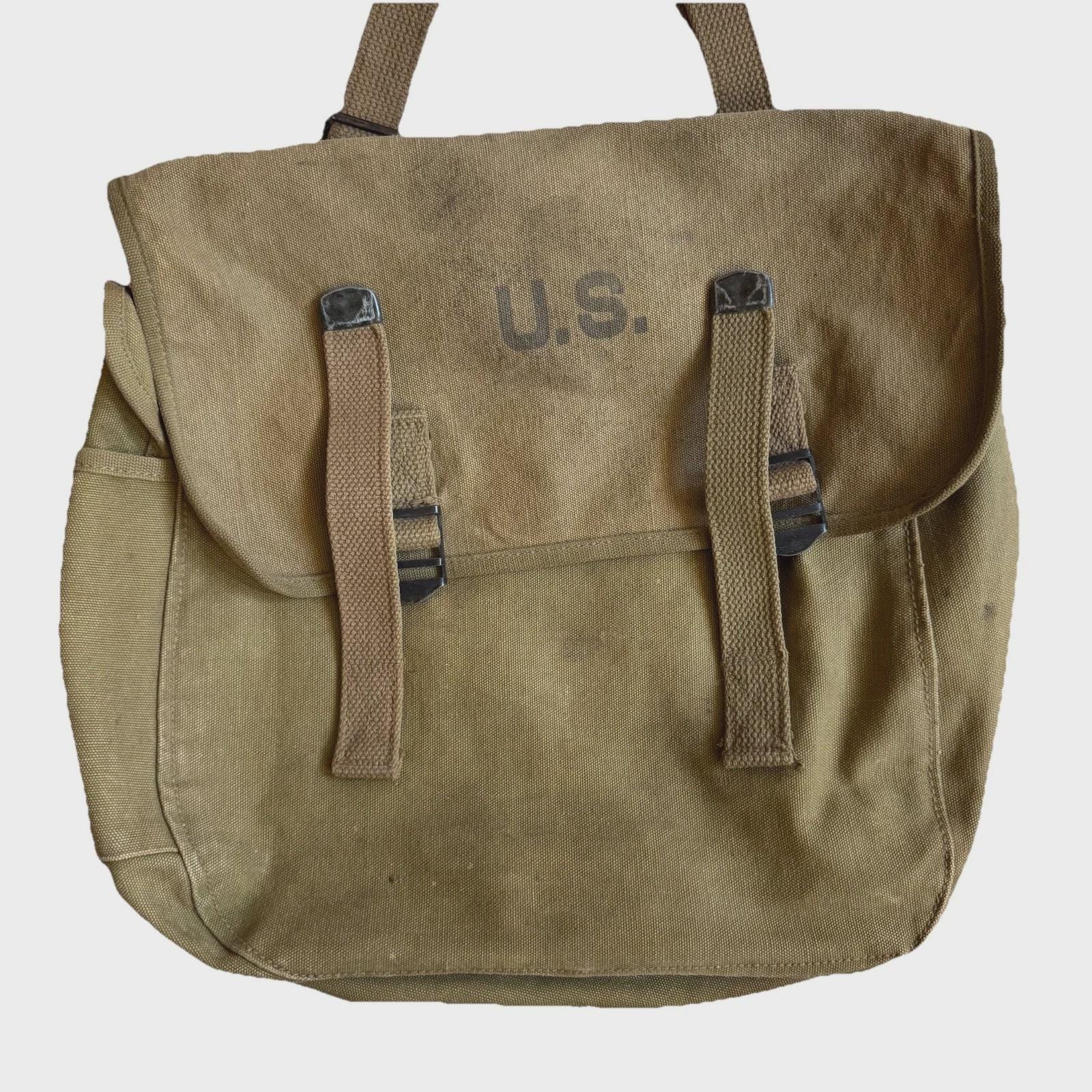 ベトナム戦争時代のアメリカ陸軍M-1936ミュゼットバッグキャンバス