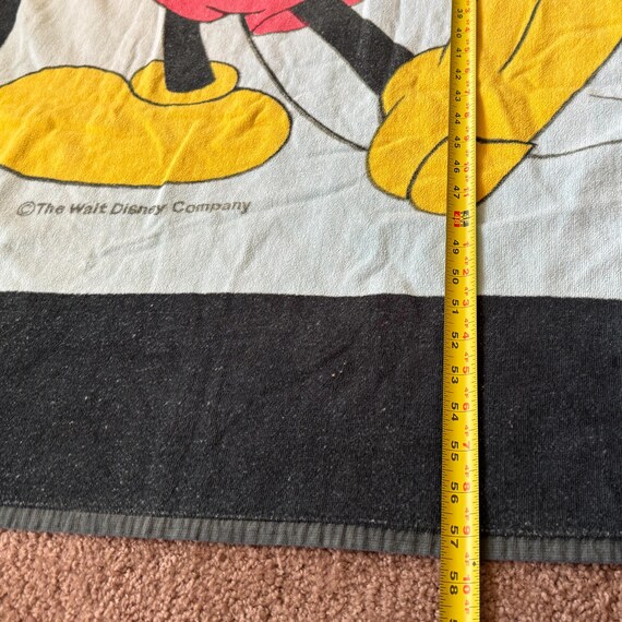 Vintage Walt Disney Florida Mickey Mouse Sherry Beach Towel 70s
