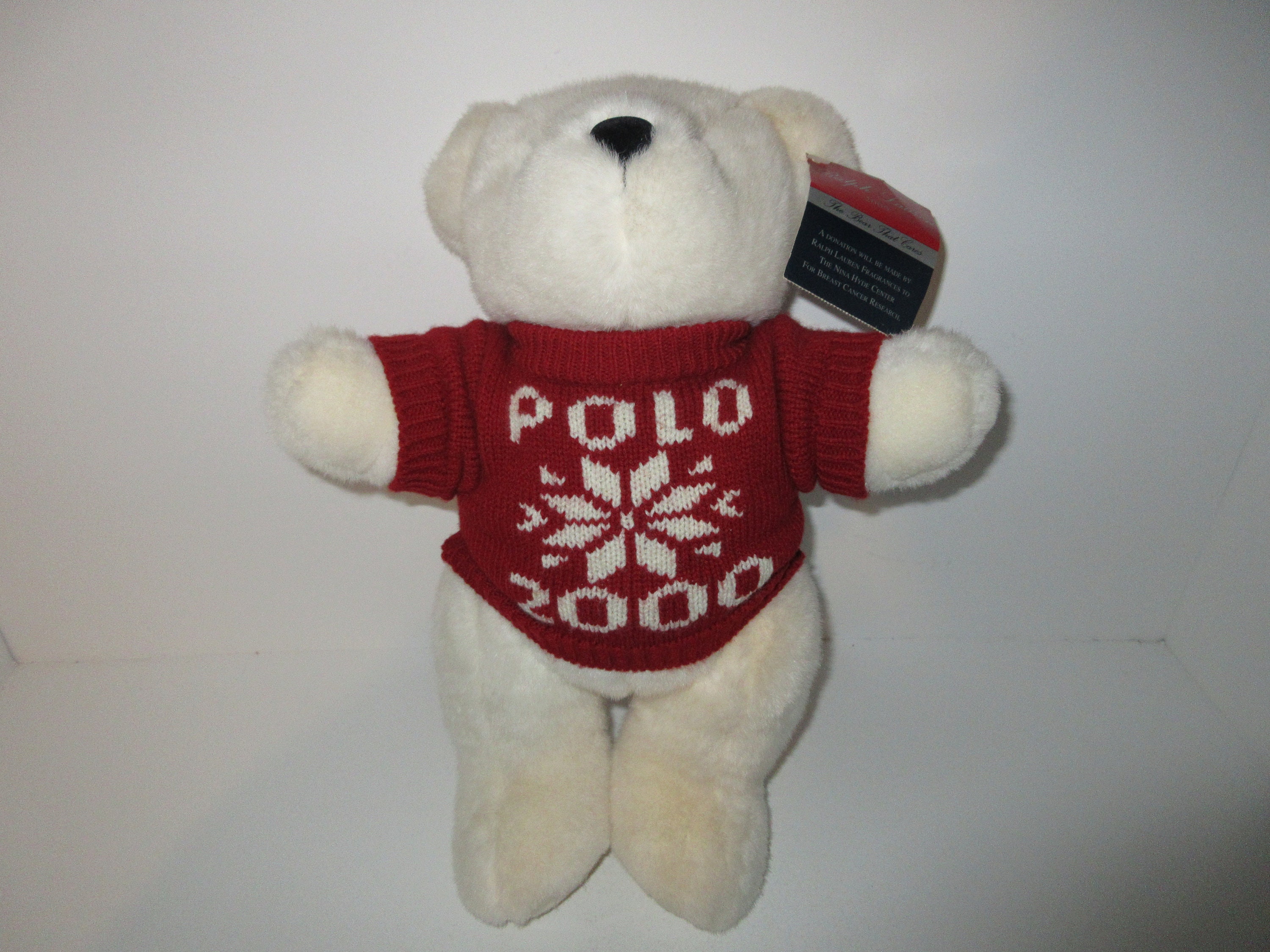 Vintage 1999 2000 Ralph Lauren Polo Bear Plush Stuffed Animal - Etsy