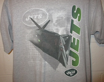 80s チャンピオン　NEW YORK JETS シャツ L champion 80s New York Jets Shirt,vintage Jets Shirt,jets Champion