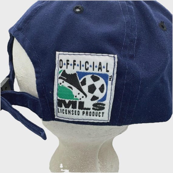 Vintage 90s MLS Soccer Futbol Tampa Bay Mutiny Strapback Hat Cap View 6