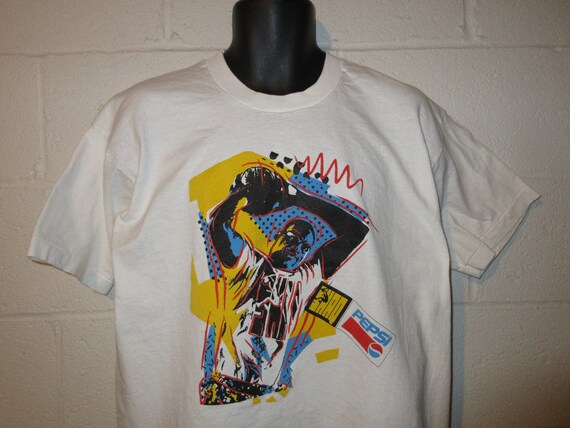 Vintage 90s Pepsi Shaq Shaquille O'Neal T-Shirt XL - image 1