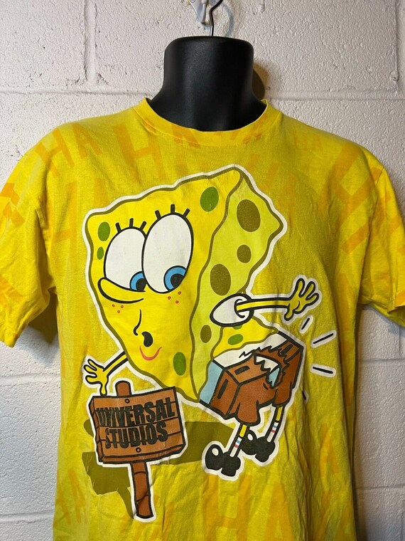 Vintage Universal Studios Spongebob Ha Ha Allover… - image 3