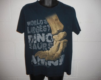 Vintage Museum Natural History Dinosaur T-Shirt M/L