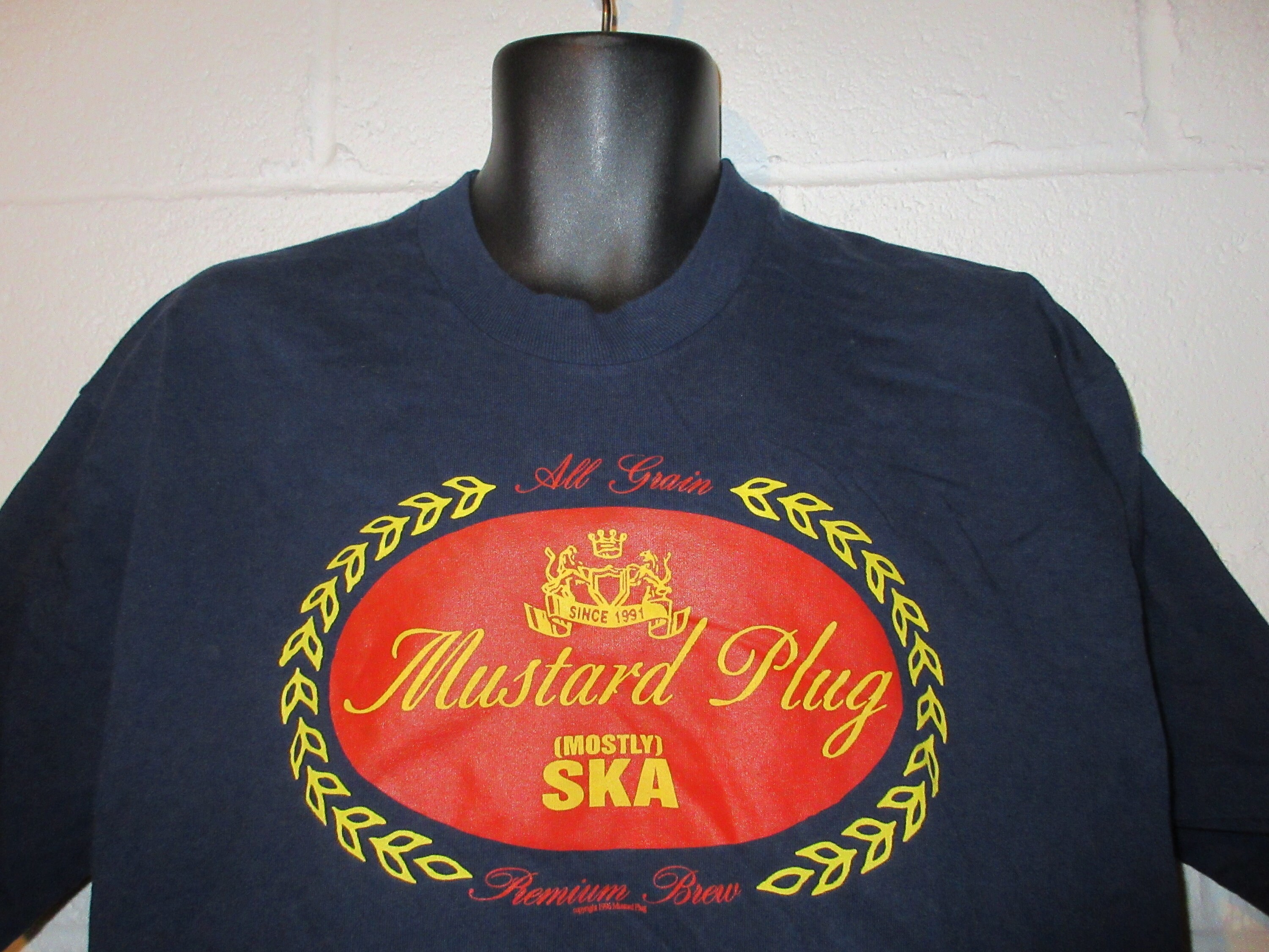 Vintage 90s 1996 Mustard Plug Mostly 