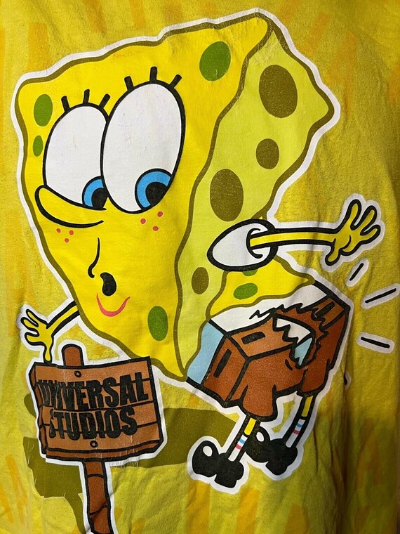 Vintage Universal Studios Spongebob Ha Ha Allover… - image 4