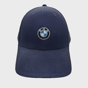 Vintage BMW Lifestyle Adjustable Blue Baseball Hat Cap READ