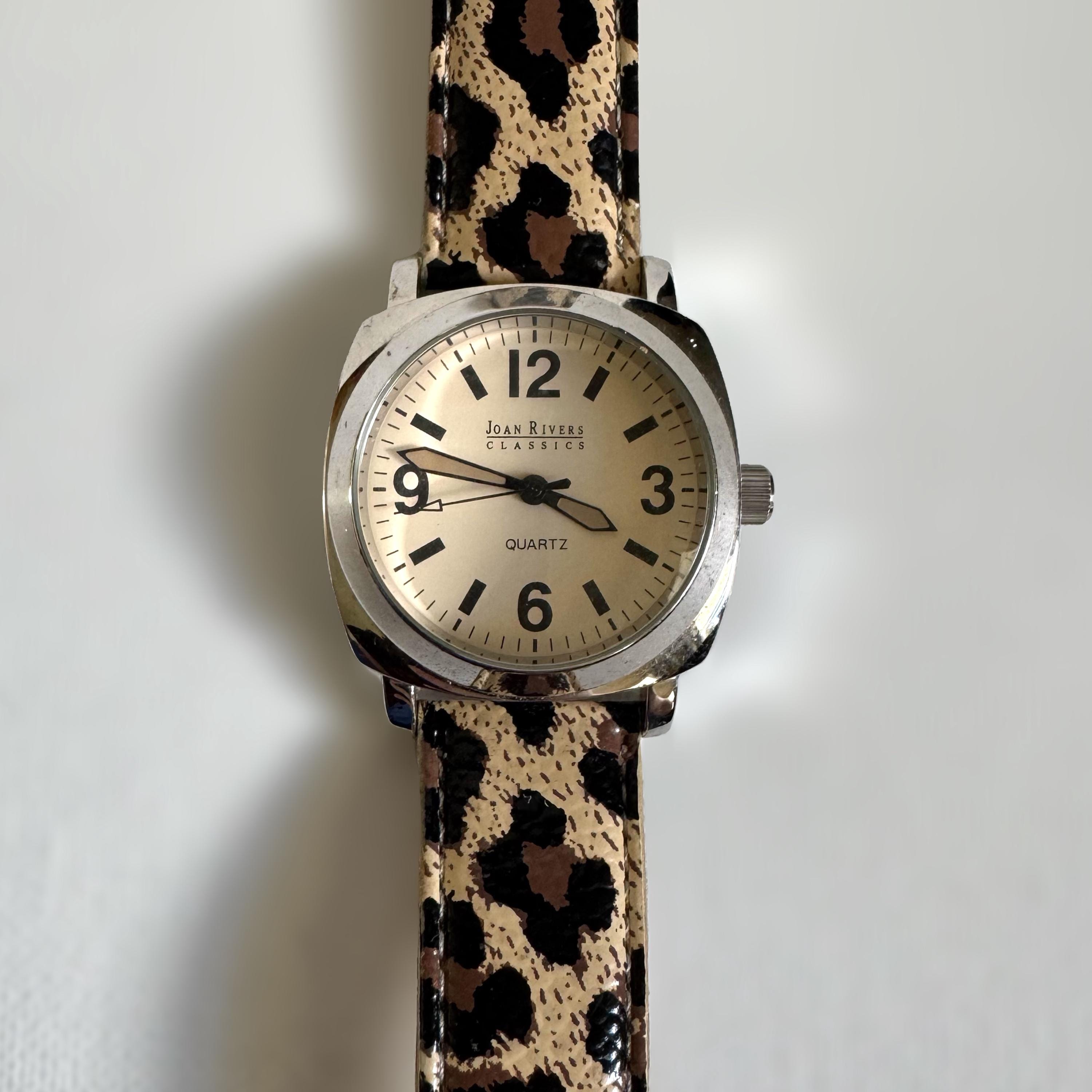 NEW Joan Rivers Classics Yellow Rhinestone Bezel Watch‎ Black Box Leather Strap Joan Rivers Wristwatches for sale - eBay main image 2