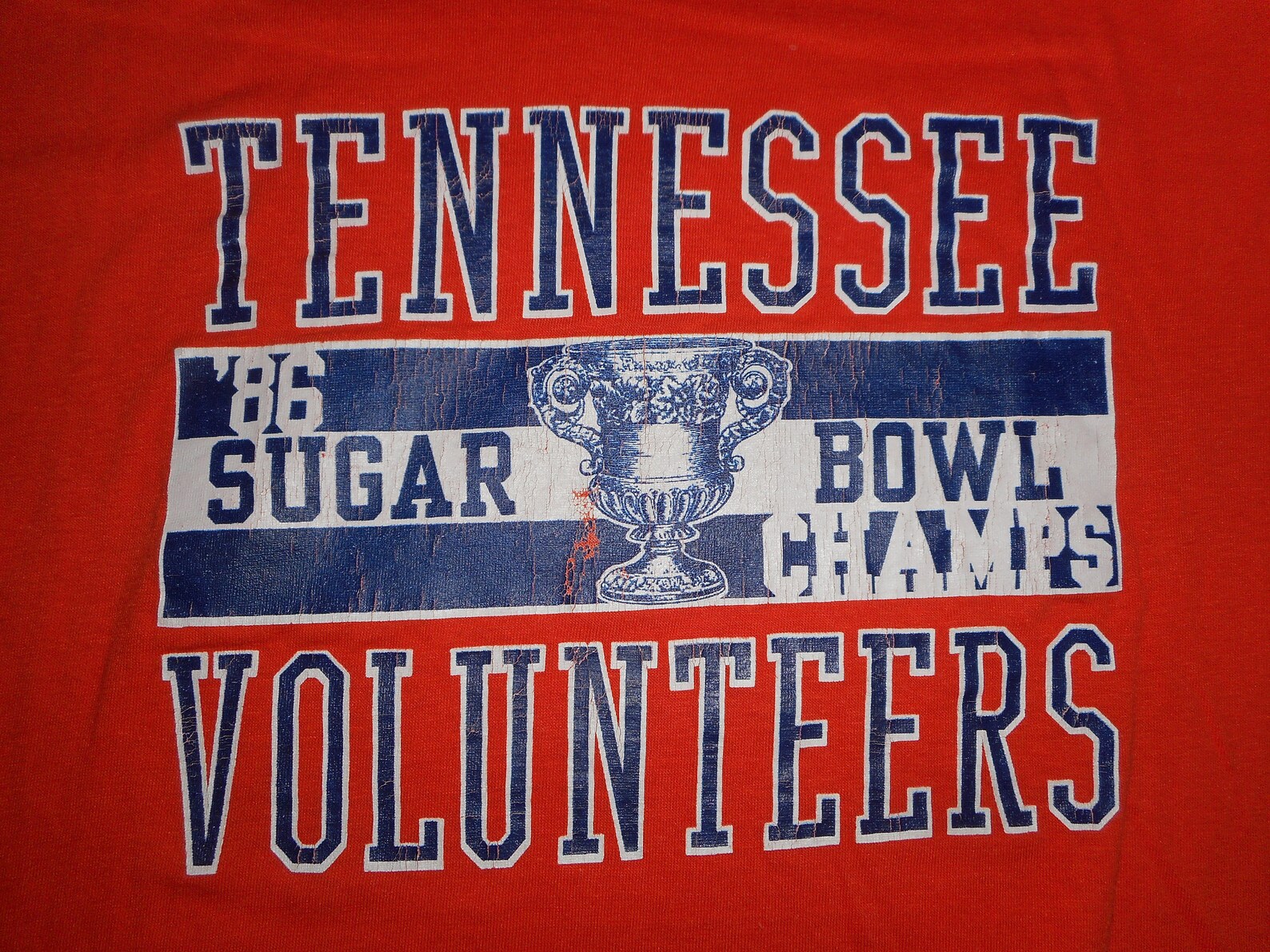 Vintage 80s 1986 Sugar Bowl Champs Tennessee Voluntarios Etsy