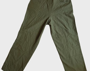 Vintage M-1951 US Army Wool Field Trousers 1950s | Korean War