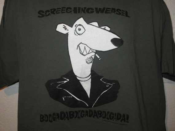 Vintage 90s 1993 Screeching Weasel 