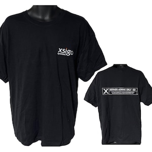Vintage Xsigo Systems Computer Server Admins Only T-Shirt Size XL