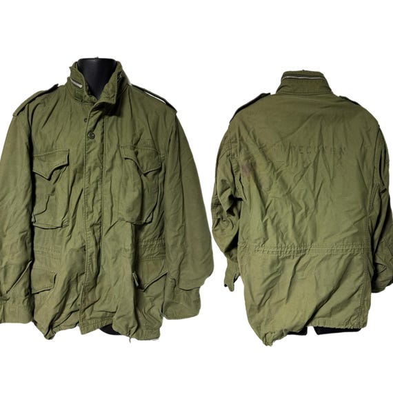 Vintage USMC M51 Field Worn Jacket M-1951 2nd Recon BN Stencil