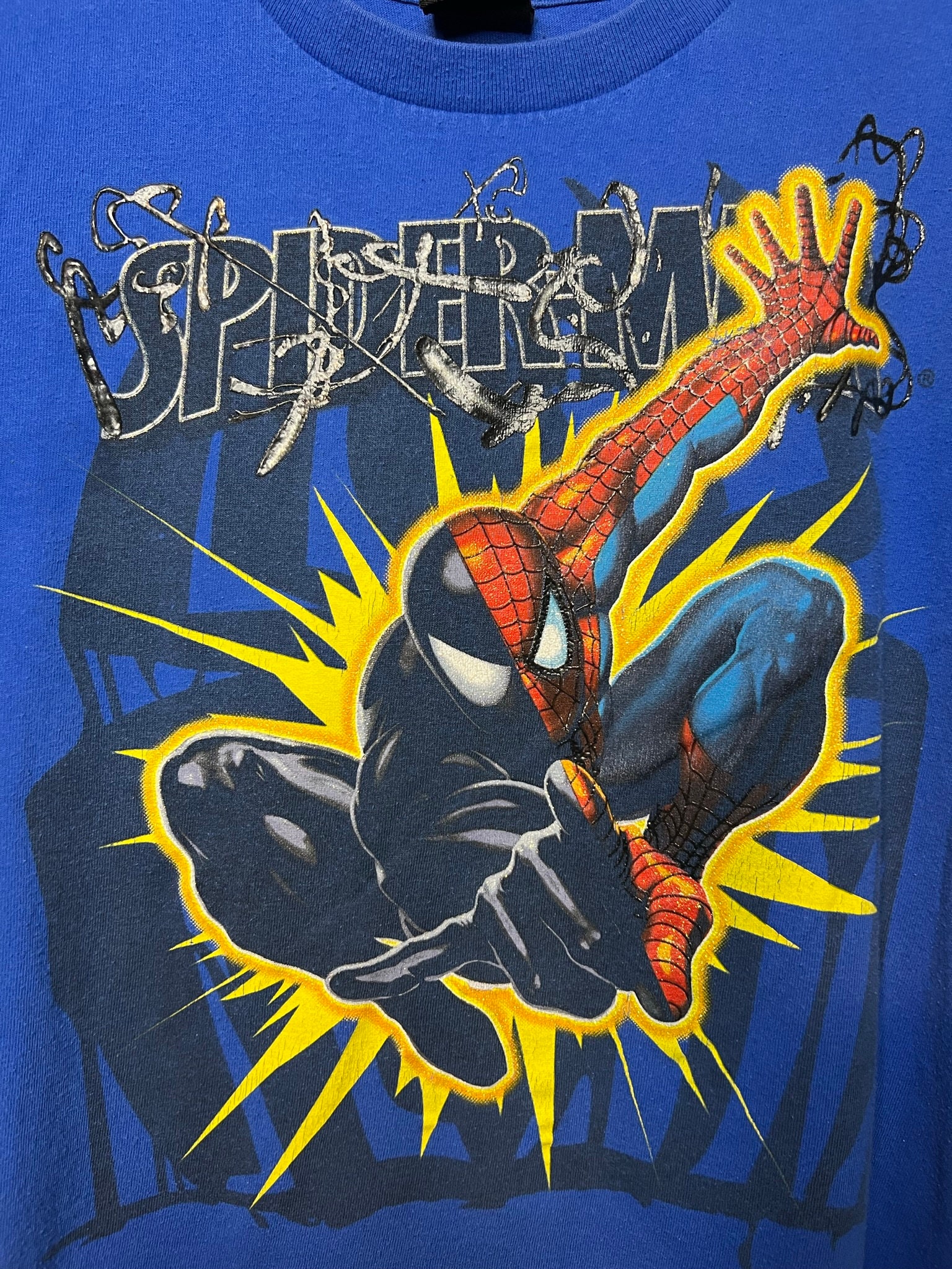 Vintage Mad Engine Marvel Spiderman T-shirt Youth L/XL - Etsy
