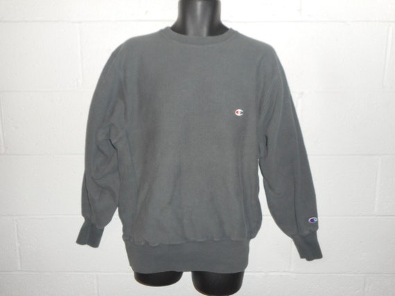 Vintage 80s 90s Green Champion Reverse Weave Sweat