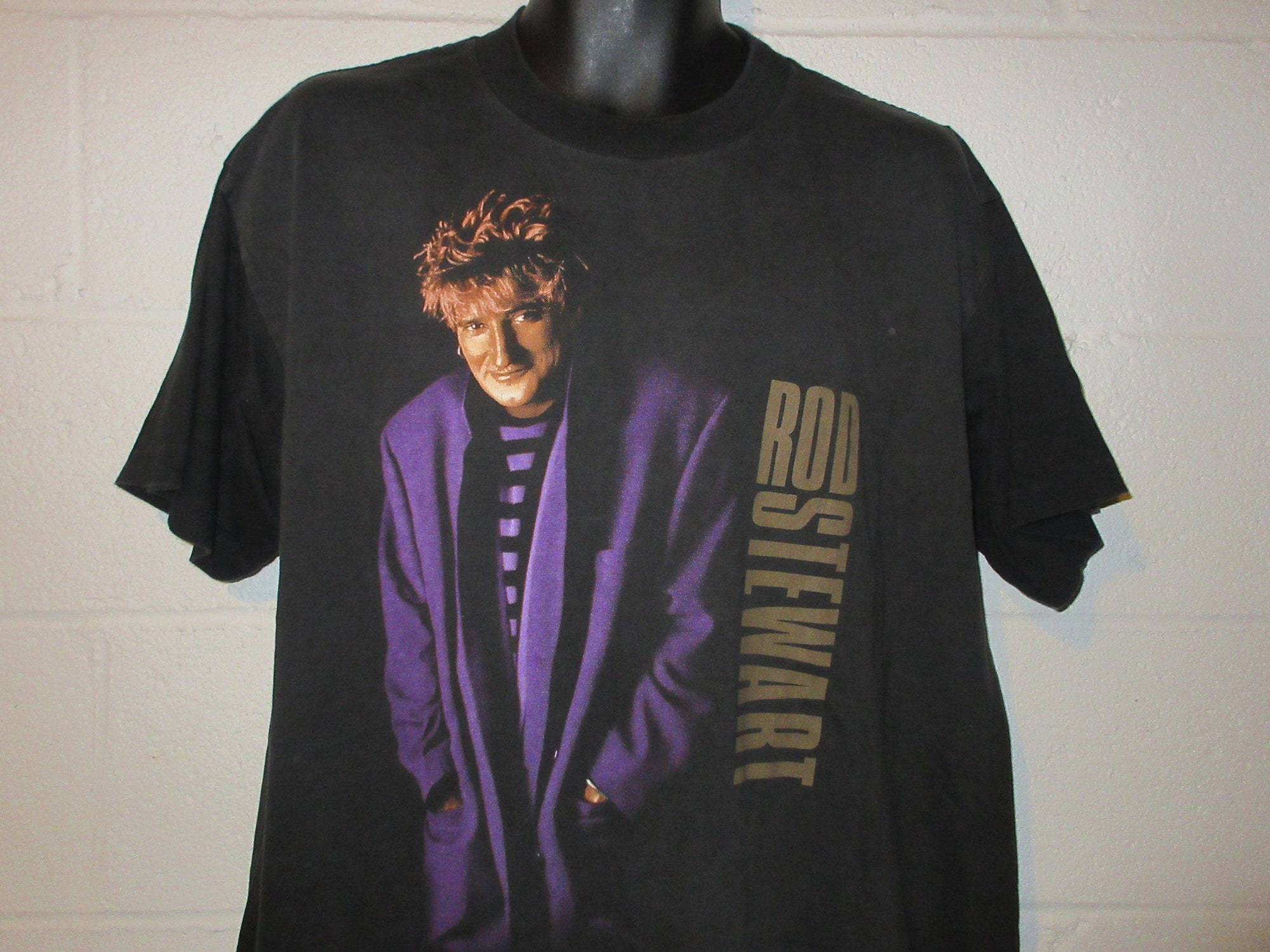 Discover Vintage 90s Winterland Rod Stewart Live Tour T-Shirt