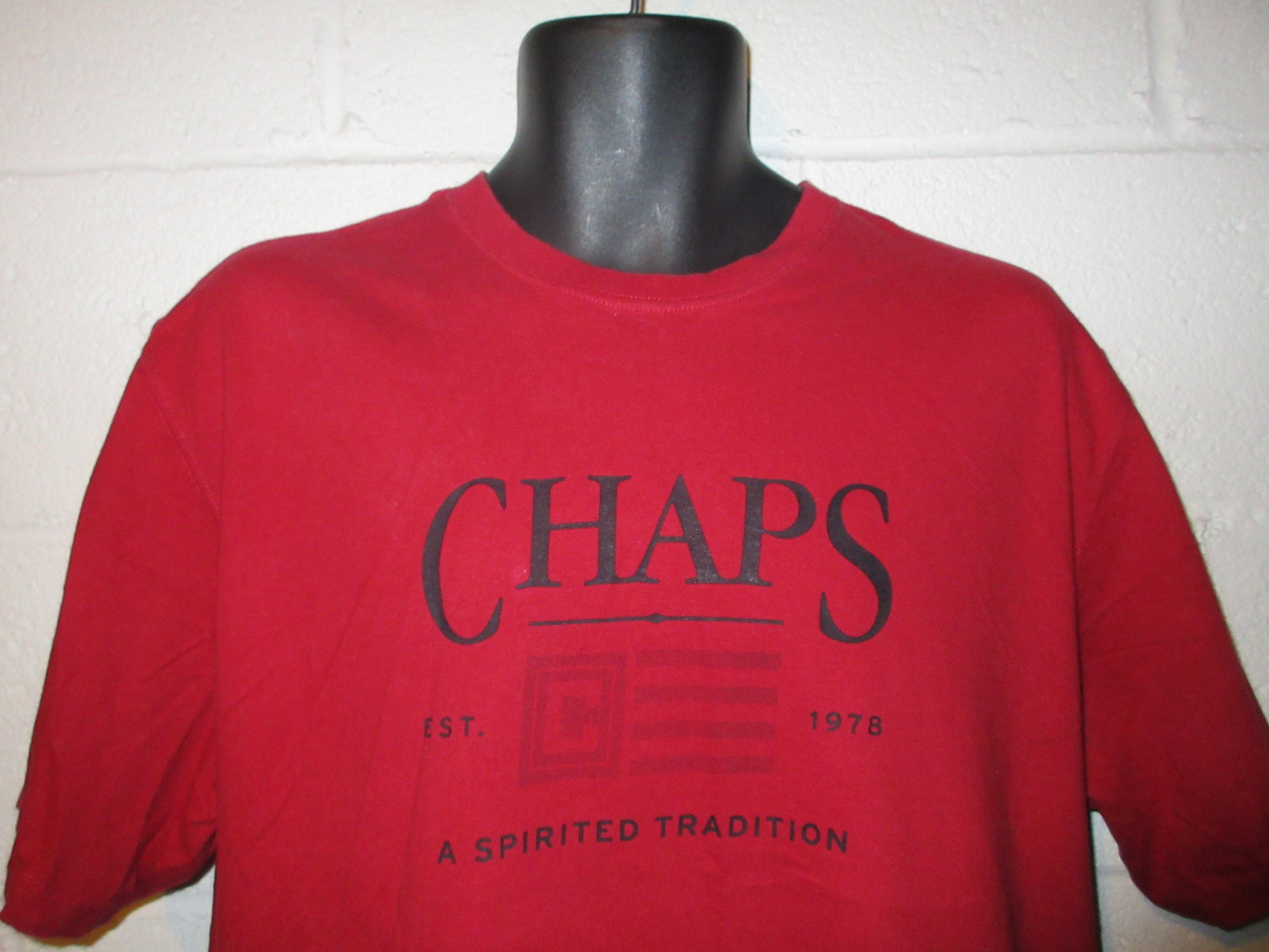 Vintage 90s Red Ralph Lauren Chaps T-shirt L/XL - Etsy