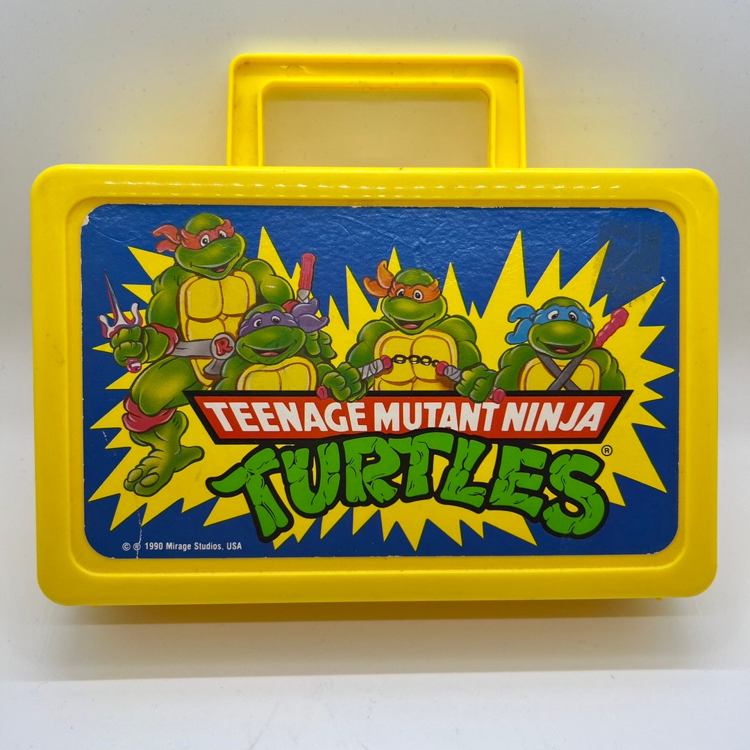 Vintage TMNT 1990 Teenage Mutant Ninja Turtles Pencil Storage Case ...