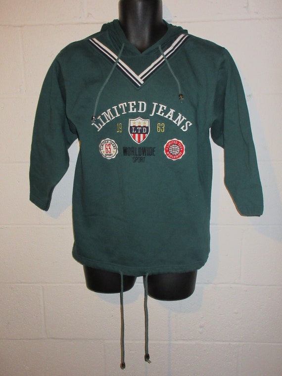 Jean Hoodie Hooded Sweatshirt Youth XL 