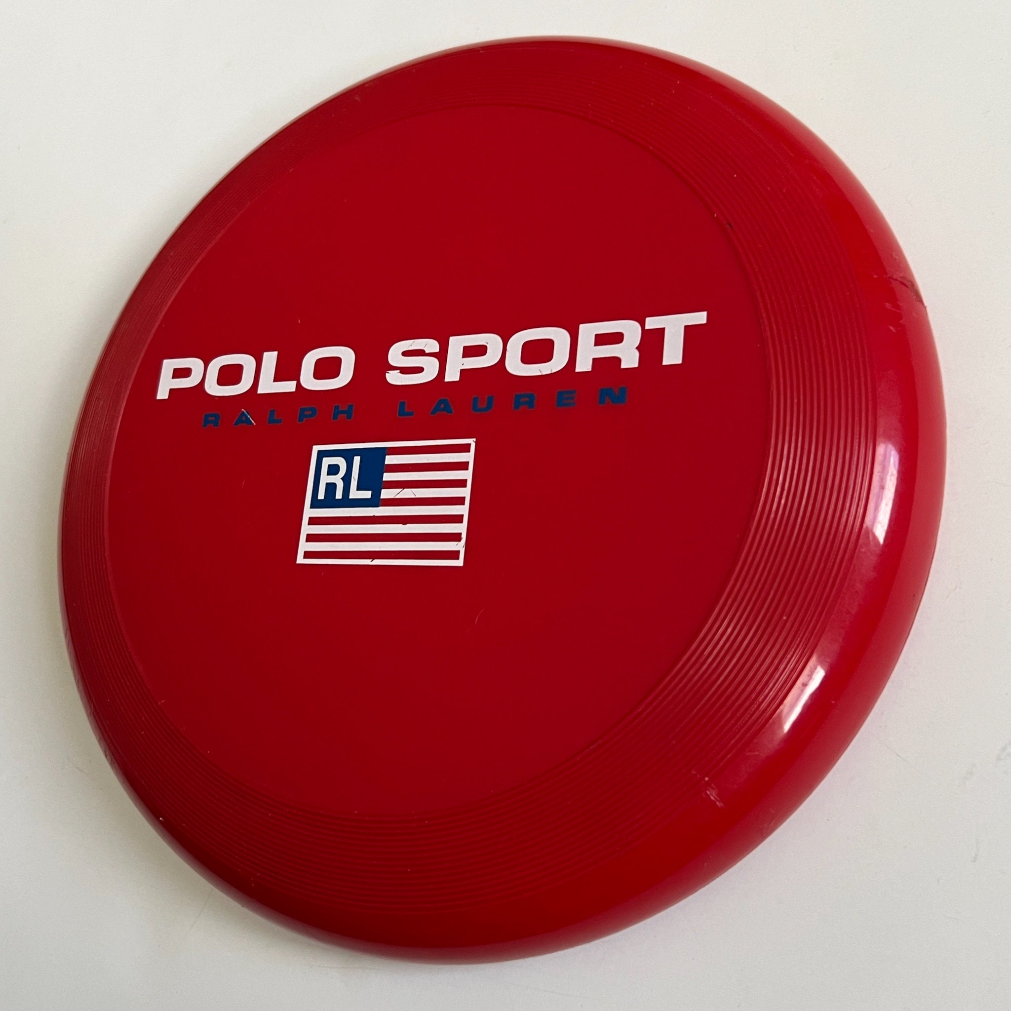 Vintage 90's Polo Sport Ralph Lauren Red Frisbee - Etsy